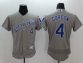 Kansas City Royals #4 Alex Gordon Gray 2016 Flexbase Collection Stitched Jersey,baseball caps,new era cap wholesale,wholesale hats